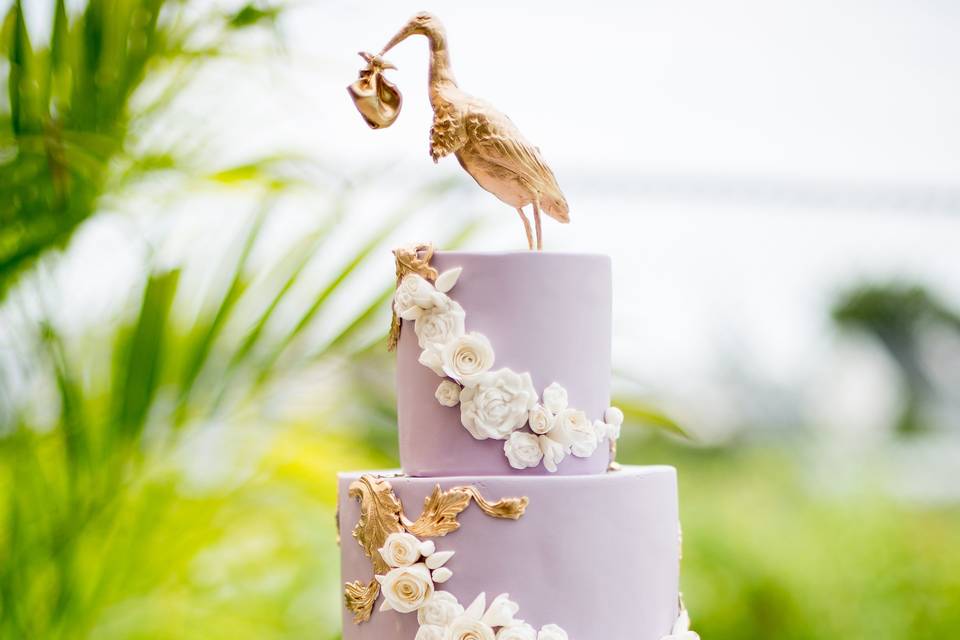 An elegant cake