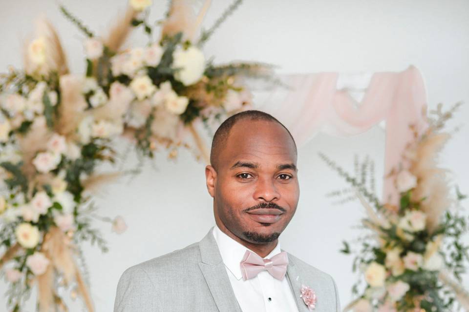 Man posing for portrait