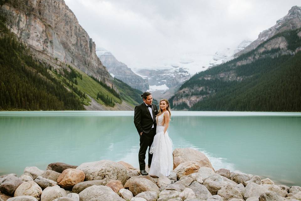 Lake Louise Wedding Photo