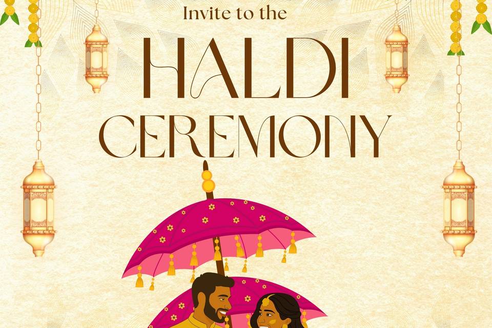 Haldi Invitation