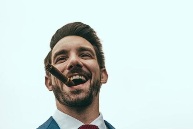 Wedding suit close-up