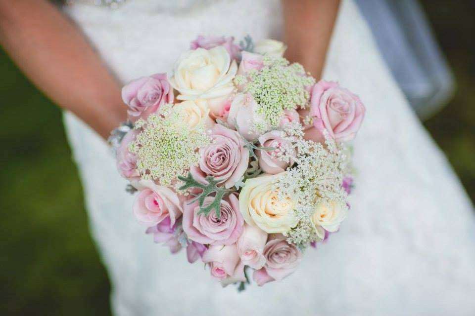 Bouquet in blush