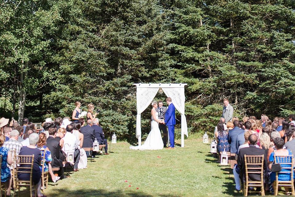 Outside ceremony