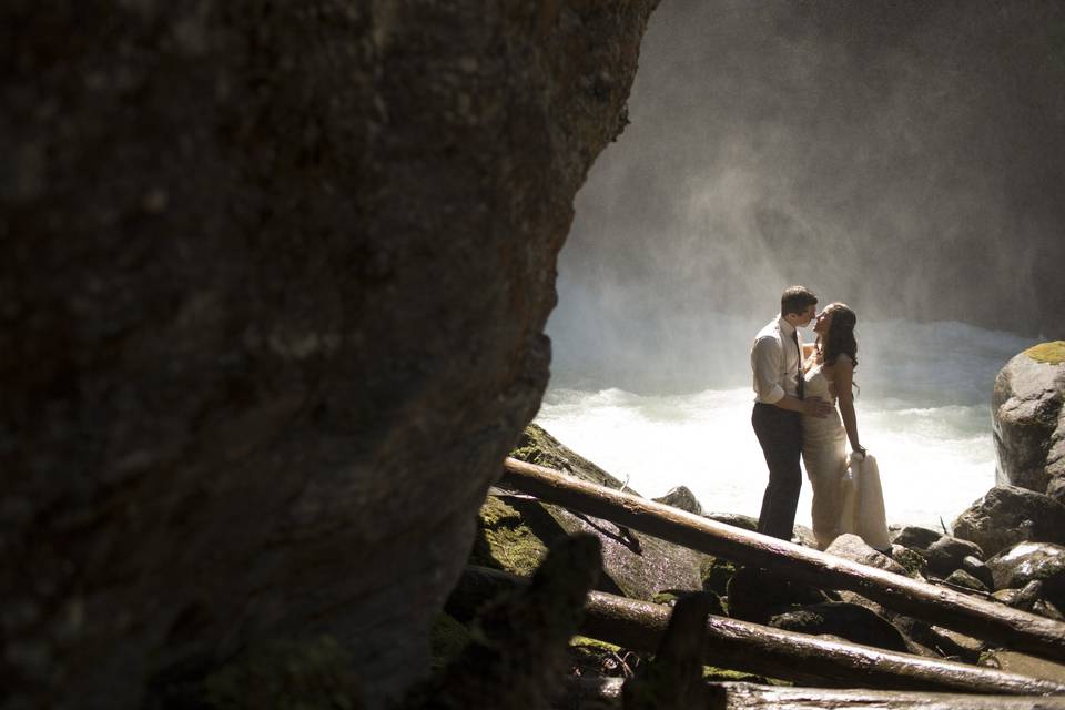 Revelstoke Waterfall Elopement