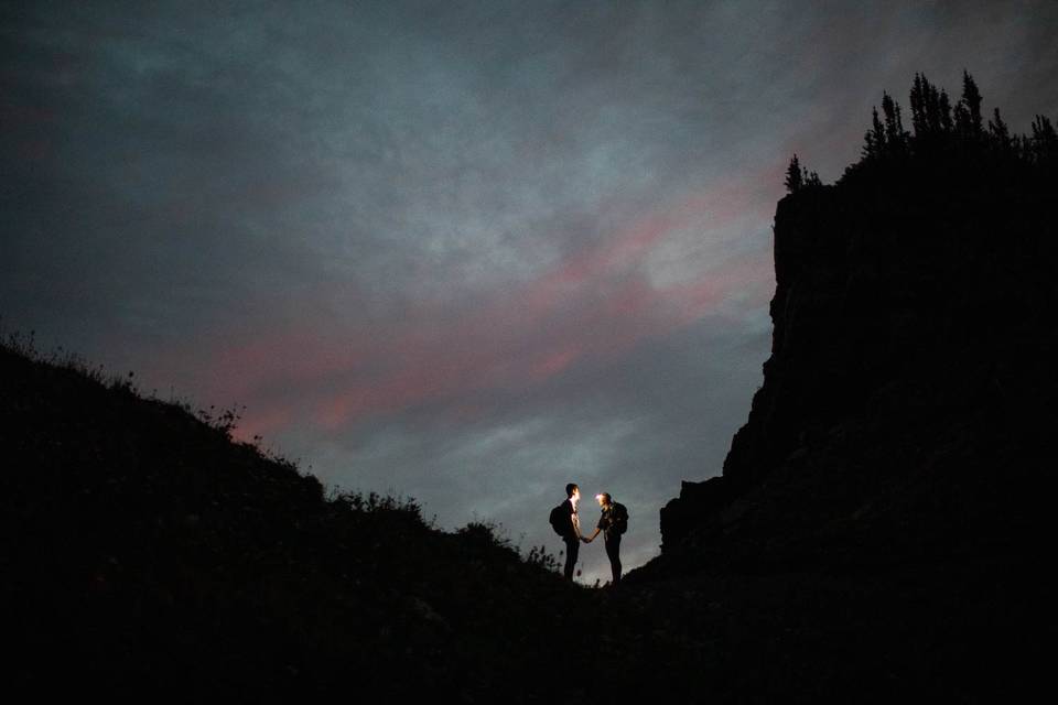 Sunrise Hiking Engagement