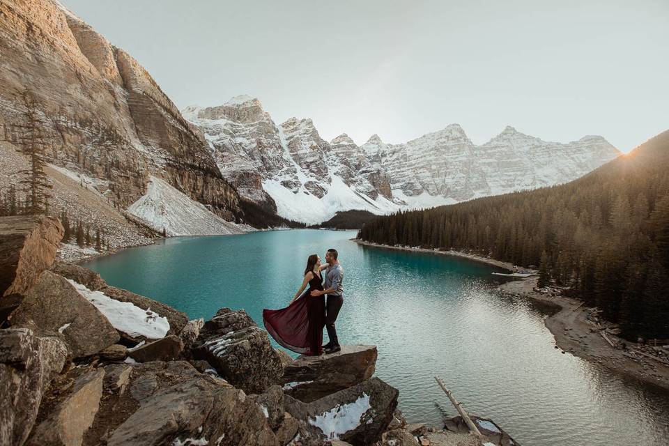 Moraine Lake Engagement