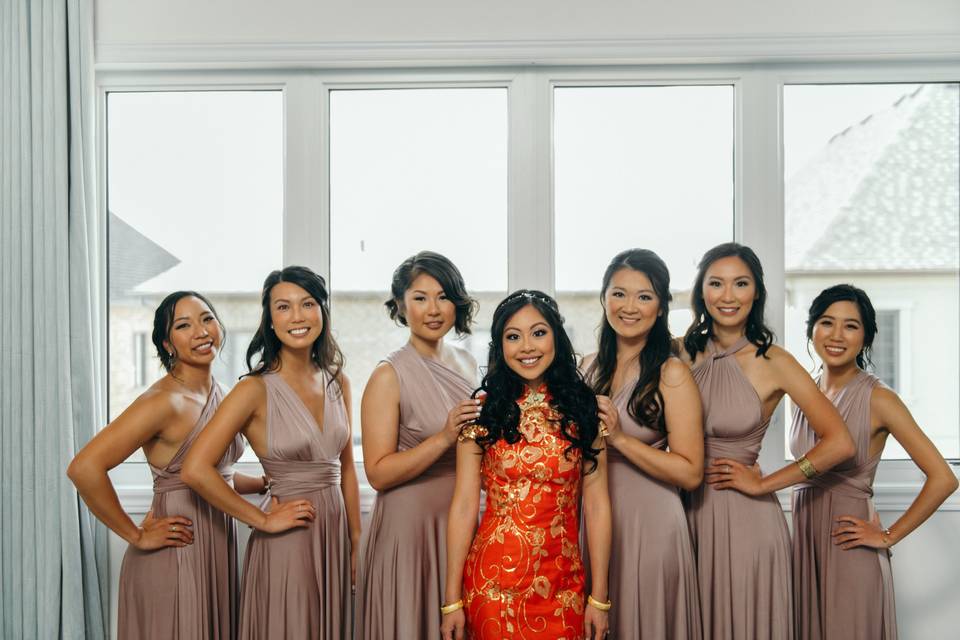 Bride: Vincy & Bridesmaids