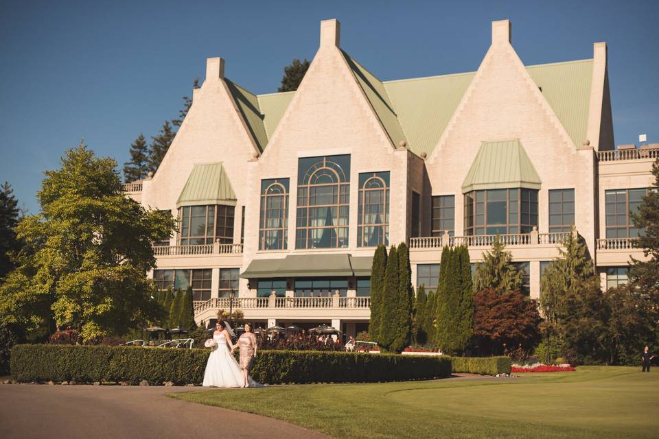 Clubhouse exterior