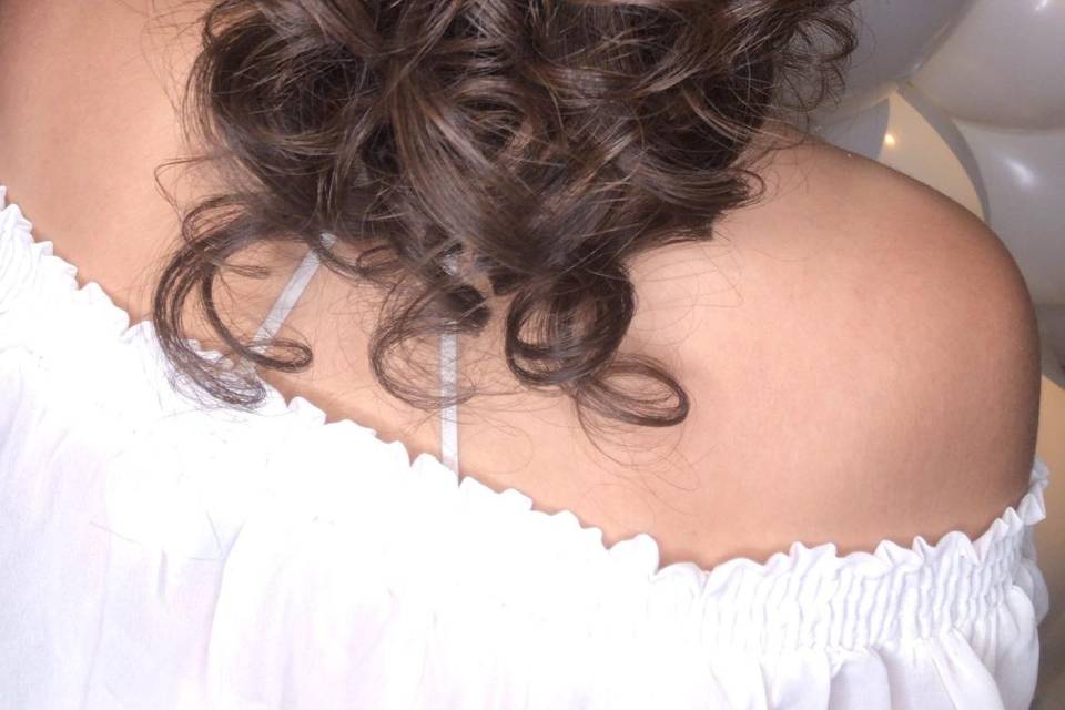 Bridal updo