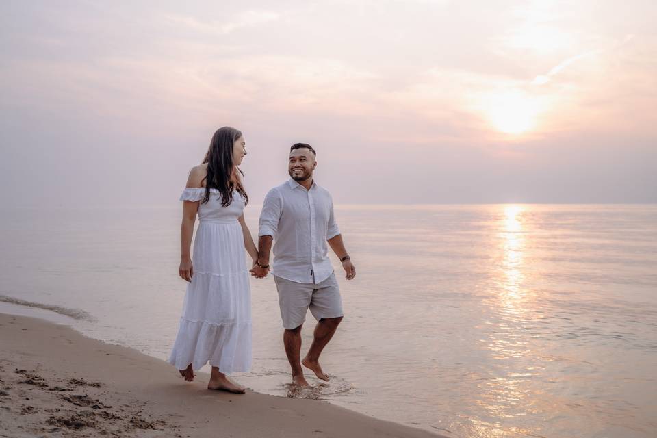 Sunset Engagement Shoot