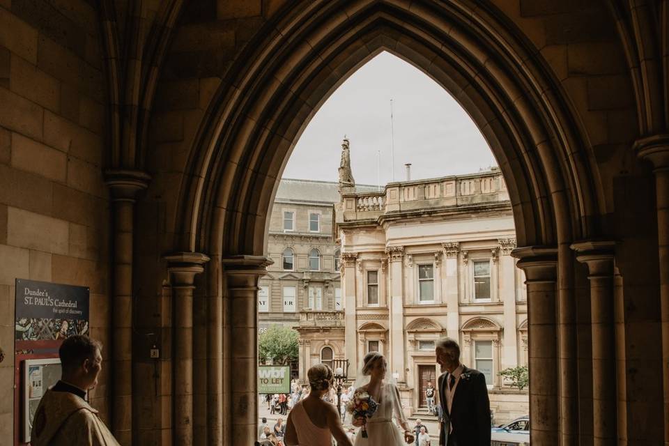 Cathedral wedding