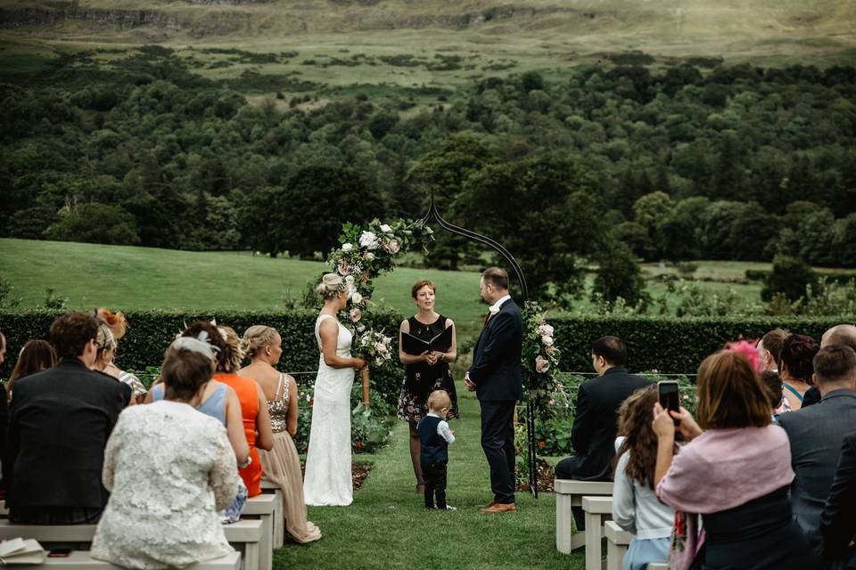 Outdoor ceremony