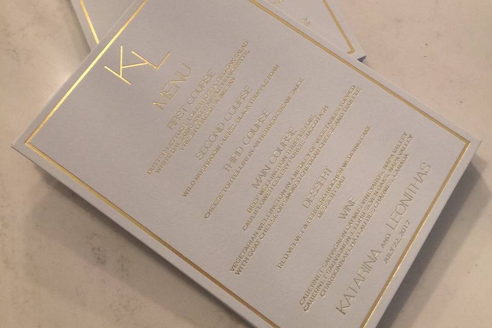 Foil Menu