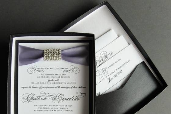 Boxed invitation