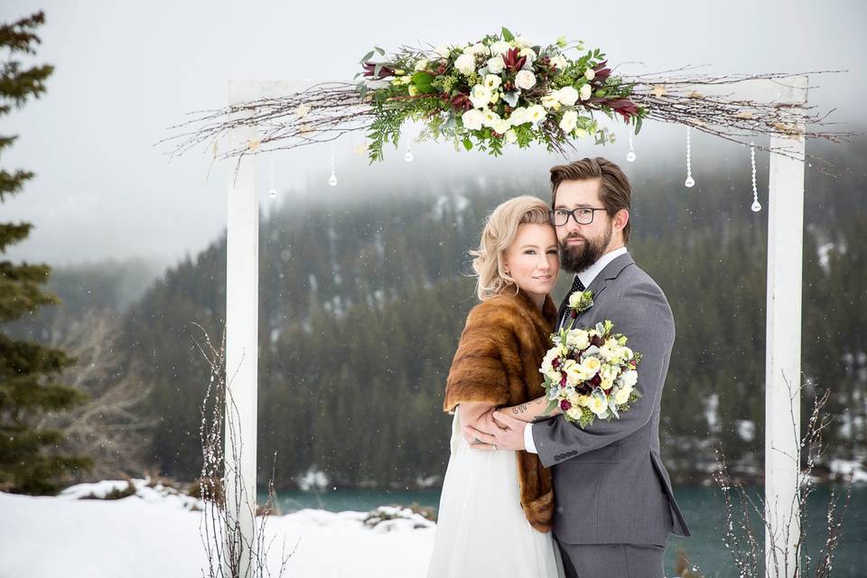 Banff Winter Elopement Shoot