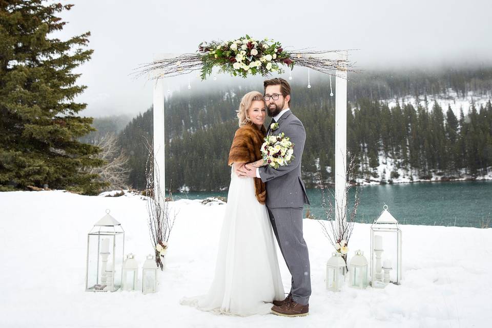 Banff Winter Elopement Shoot