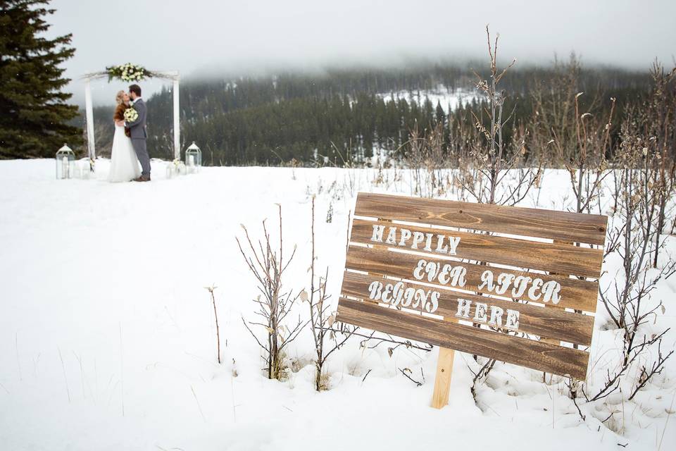 Banff Winter Elopement Shoot
