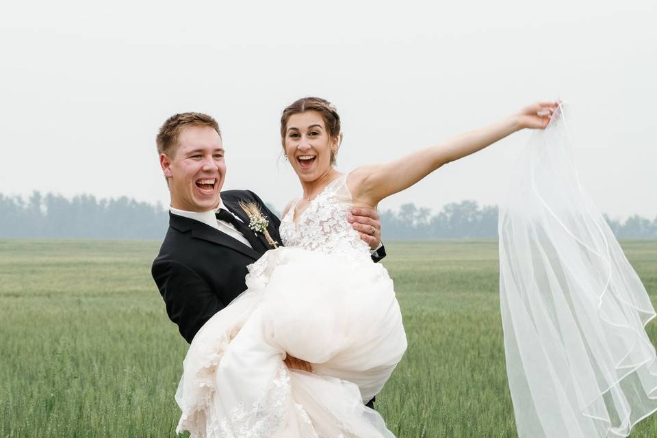 Fun Wedding Couple Portraits