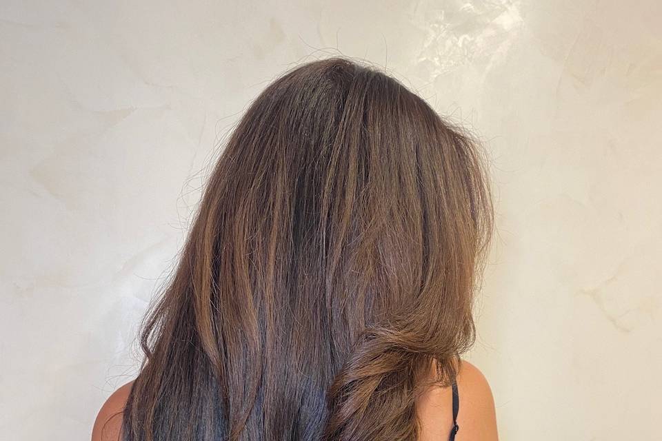 Brunette Gloss and Blowout