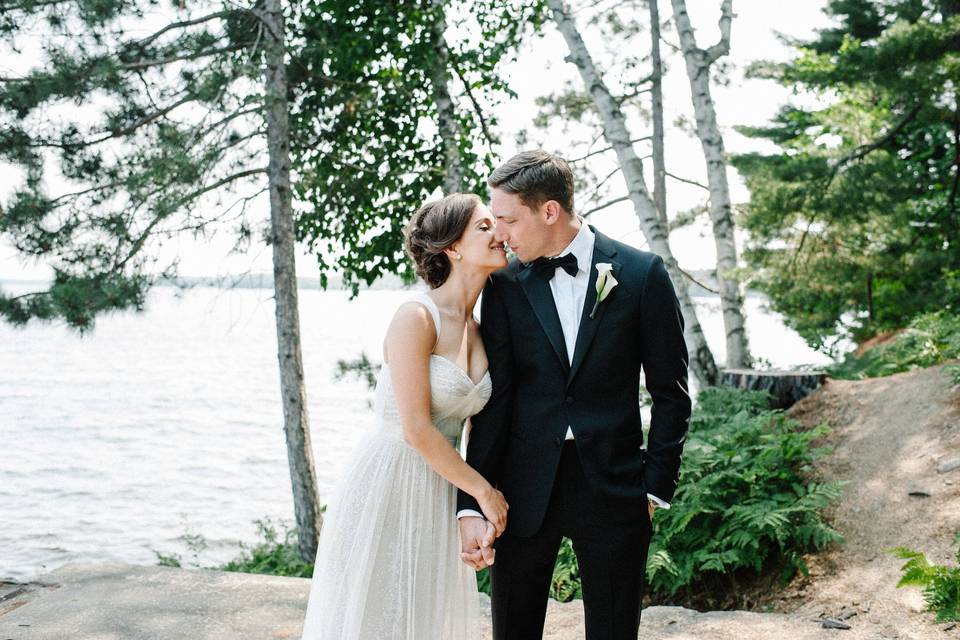 Toronto, Ontario bride and groom