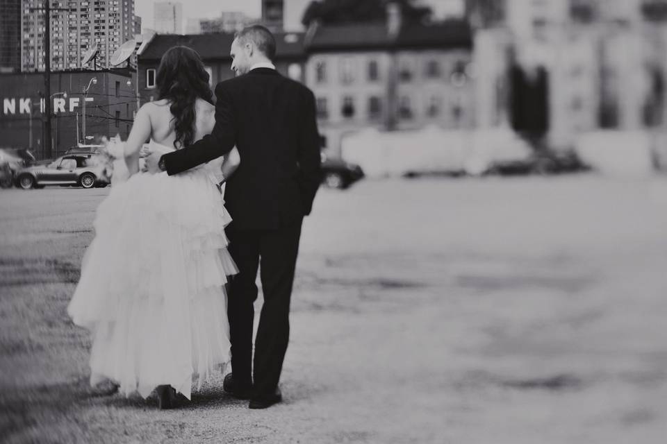 Toronto, Ontario wedding couple