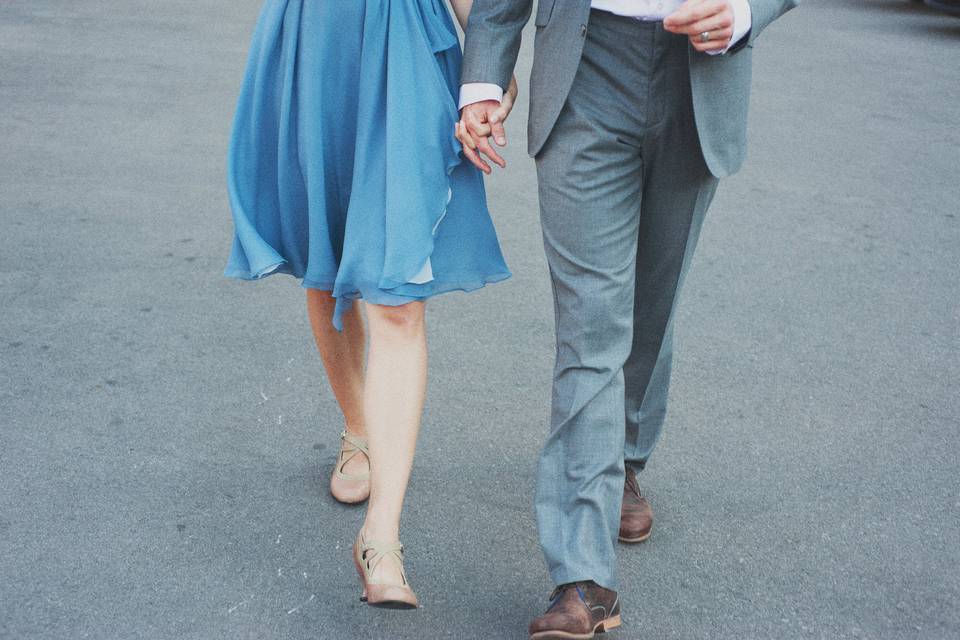 Toronto, Ontario bride and groom